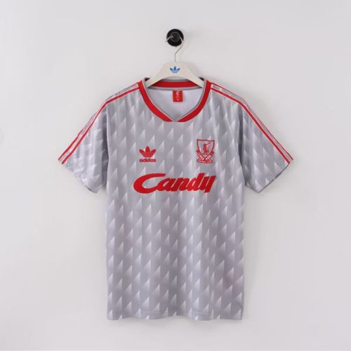 Liverpool 89/91 Retro jersey away kit shirt