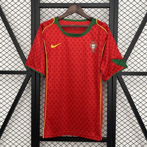 Portugal retro jersey 2004 home shirt