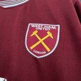 West Ham United jersey 25/26 home kit shirt
