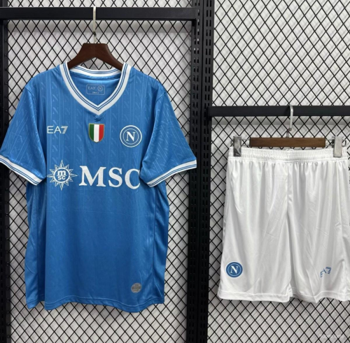 Napoli 25/26 home Kids jersey kit shirt