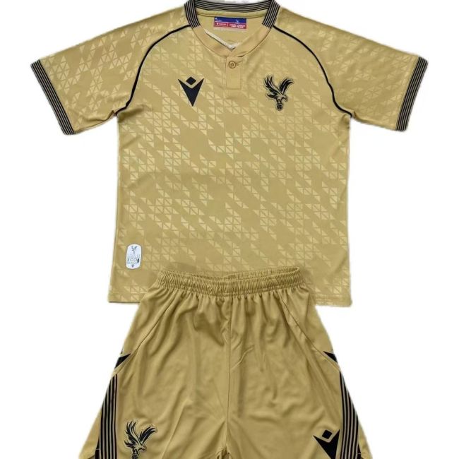 Crystal Palace 25/26 away kids jersey kit
