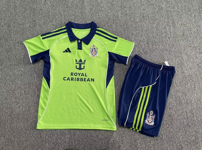 Fulham 25/26 away kids jersey kit