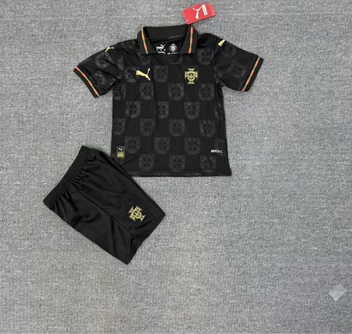 Portugal 2026 away kids jersey kit