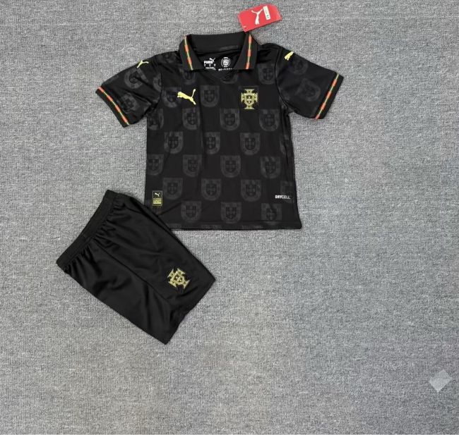 Portugal 2026 away kids jersey kit