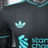 Liverpool 25/26 black player jersey kit shirt
