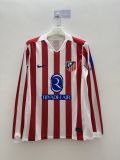 Atletico Madrid 25/26 home Long Sleeve jersey kit
