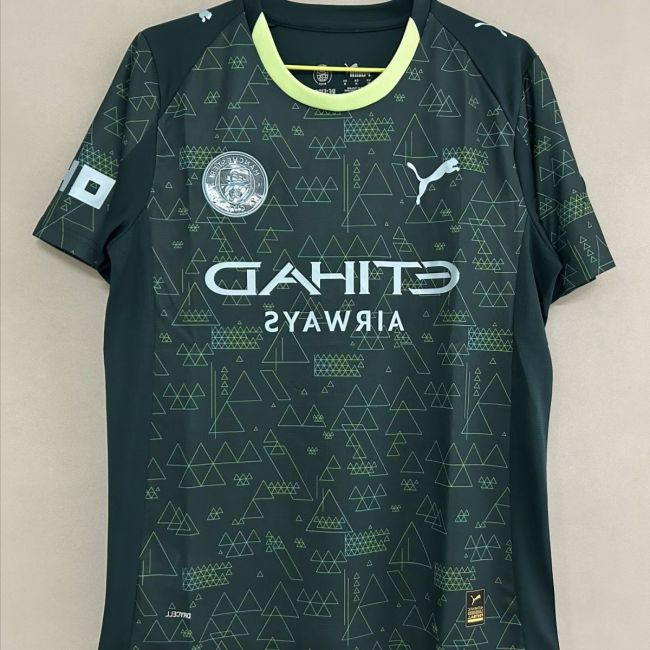 Manchester City 25/26 fourth jersey kit shirt