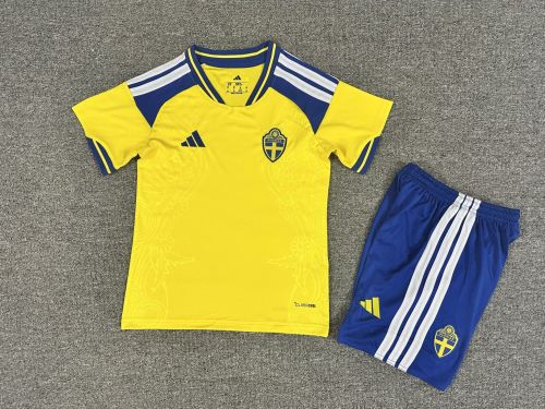 Sweden 2026 home kids jersey kit