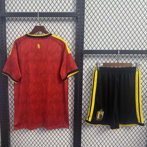 Belgium 2026 home kids jersey kit