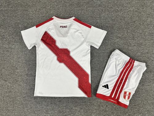 Peru 2026 home kids jersey kit