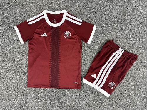 Qatar 2026 home kids jersey kit