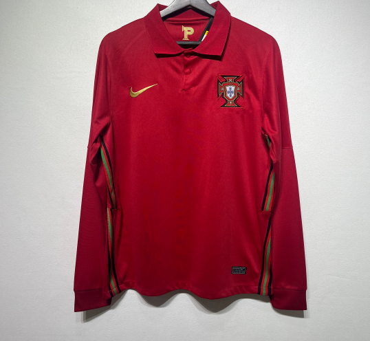 Portugal 2020 home retro long sleeve jersey kit