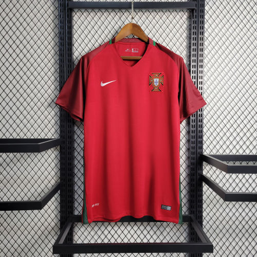 Portugal 2016 home retro jersey kit shirt