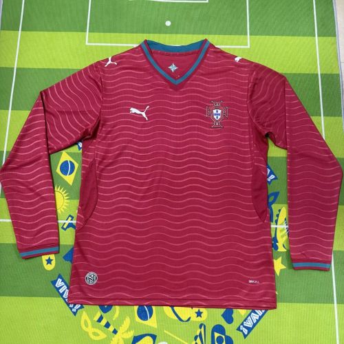 Portugal 2026 home long sleeves jersey