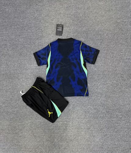 Brazil 2026 away kids world cup jersey kit