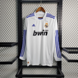 Real Madrid 10/11 home Retro Long Sleeve jersey kit