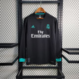 Real Madrid 17/18 away Retro Long Sleeve jersey kit