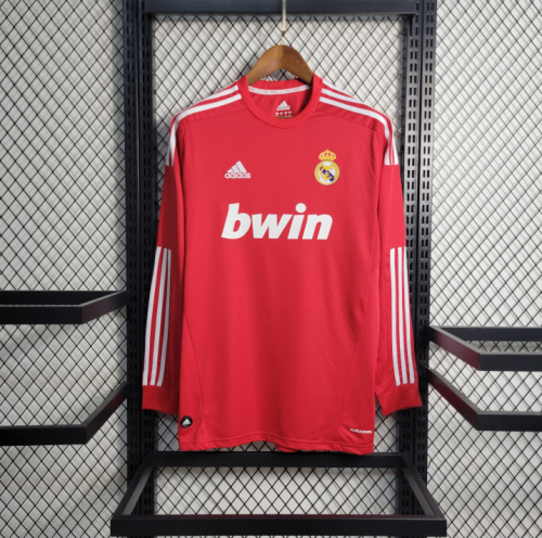 Real Madrid 11/12 away Retro Long Sleeve jersey kit