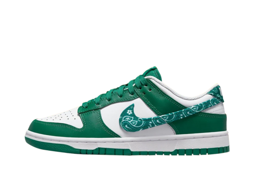 Get Nike Dunk Low ESS Green Paisley