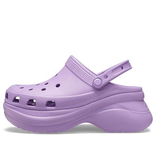 (WMNS) Crocs Classic clog Retro Crocs Outdoor Thick Sole Sports Purple Sandals 206302-5PR