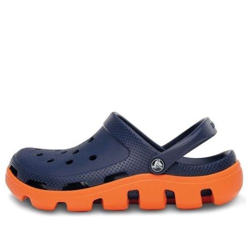 Crocs Duet Beach Sandals Blue Orange 11991-487