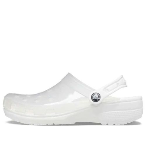 (WMNS) Crocs Jelly Crocs Transparent Unisex White Sandals 206908-100