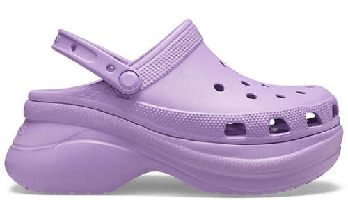 (WMNS) Crocs Classic clog Retro Crocs Outdoor Thick Sole Sports Purple Sandals 206302-5PR