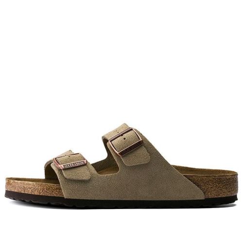 Birkenstock Arizona Soft Footbed Suede Leather 'Taupe' 951301
