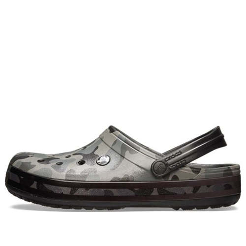 Crocs Classic Clog Beach Sandals Black Camouflage 205579-0DY