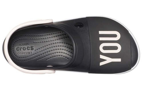 Crocs Thick Sole Black Unisex Sandals 205699-001