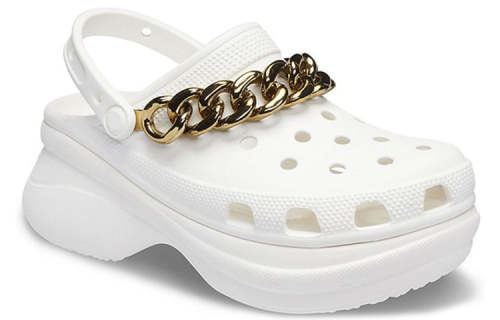 (WMNS) Crocs Retro Chain White Gold Sandals 'White Gold' 206662-19B