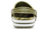 Crocs 4 Printing Camouflage Green Unisex Sandals 206232-354