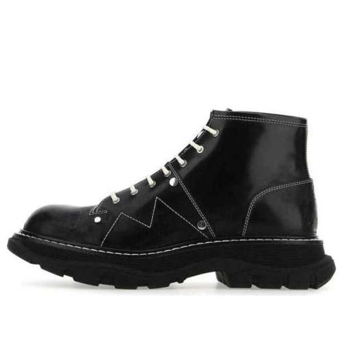 Alexander McQueen Tread Lace-Up Boots 'Black' 604253WHZ851081