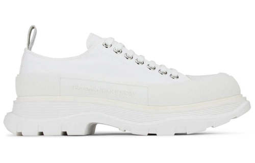 Alexander McQueen Tread Slick Lace Up Sneakers 'White' 604257W4L329000