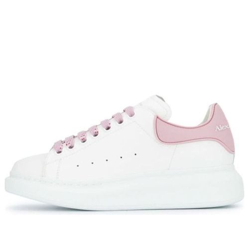 (WMNS) Alexander McQueen Oversized Sneaker 'White Pink' 621056WHXMT9377