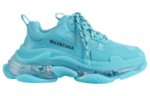 (WMNS) Balenciaga Triple S Sneaker 'Clear Sole - Turquoise' 544351W2GA14452