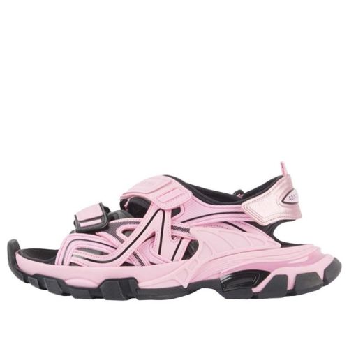 (WMNS) Balenciaga Track Sandal 'Neon Pink Black' 617543W2FH15010