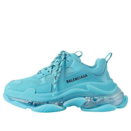 (WMNS) Balenciaga Triple S Sneaker 'Clear Sole - Turquoise' 544351W2GA14452