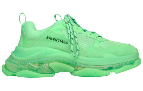 Balenciaga Triple S Sneaker 'Clear Sole - Neon Green' 541624W2CF13801