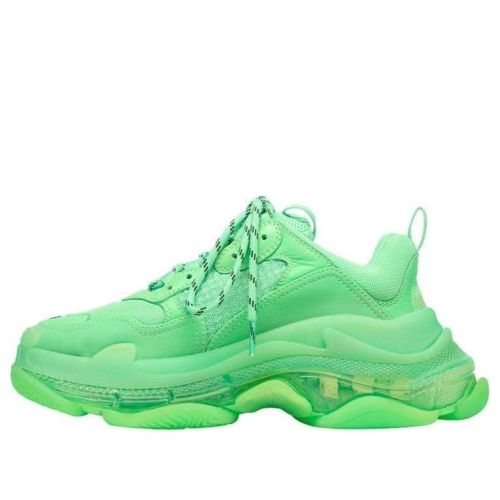 Balenciaga Triple S Sneaker 'Clear Sole - Neon Green' 541624W2CF13801