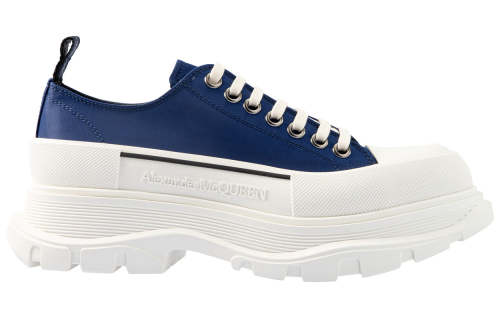 Alexander McQueen Tread Slick Lace Up Sneakers 'Blue Denim' 604257W4IF14477