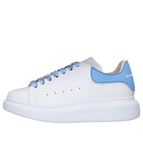 (WMNS) Alexander McQueen Oversized Sneaker 'White Sky Blue' 621056WHXMT9223