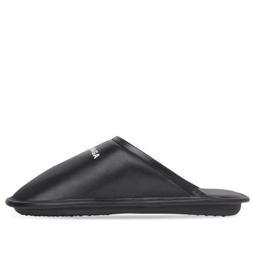 Balenciaga Calf Leather Home Slippers 'Black'  736288WB7211090