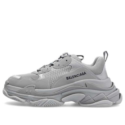 (WMNS) Balenciaga Triple S Daddy Shoes Grey 524039W2FW11203
