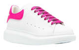 (WMNS) Alexander McQueen Oversized Sneaker 'White Shock Pink' 621056WHXMT9375
