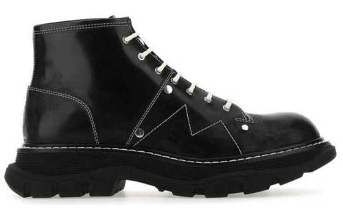 Alexander McQueen Tread Lace-Up Boots 'Black' 604253WHZ851081