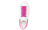 (WMNS) Alexander McQueen Oversized Sneaker 'White Shock Pink' 621056WHXMT9375