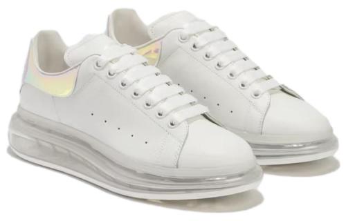 Alexander McQueen Iridescent Oversized Sneakers 'White Clear Sole' 610812WHXM29071