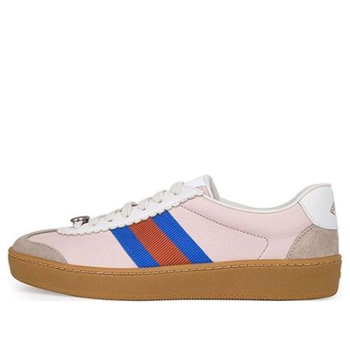 (WMNS) GUCCI G74 Web Casual Shoes Pink Blue 624484-0PV20-9561