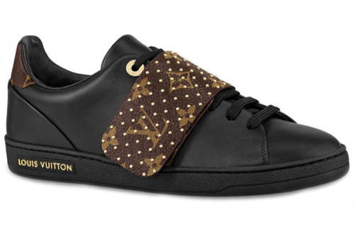 (WMNS) LOUIS VUITTON LV Frontrow Sports Shoes Black/Brown 1A4G26